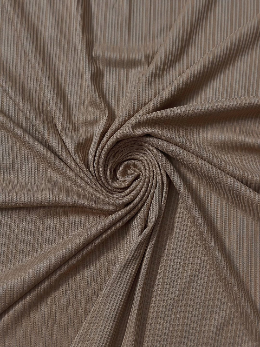 Ribbed jersey Hijab brown - Cameo