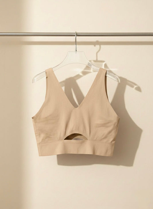 Sexy Push - Up Ice Silk Bra – Seamless & Comfortable - Cameo
