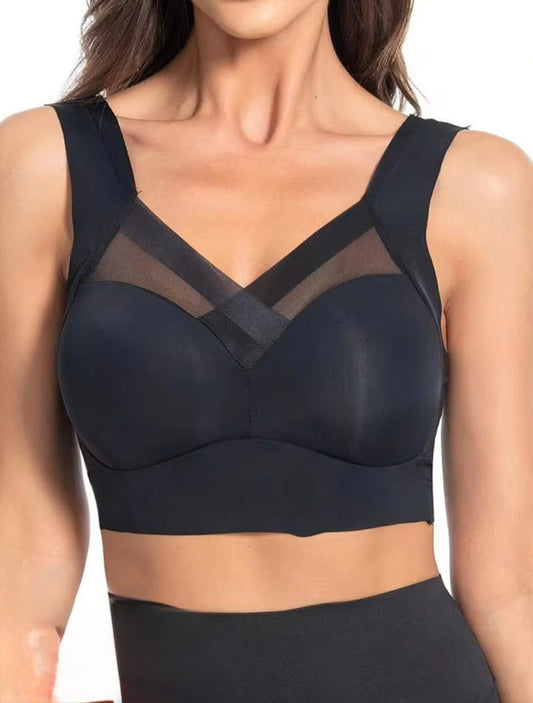 Sexy Push - Up Ice Silk Bra – Seamless & Comfortable - Cameo