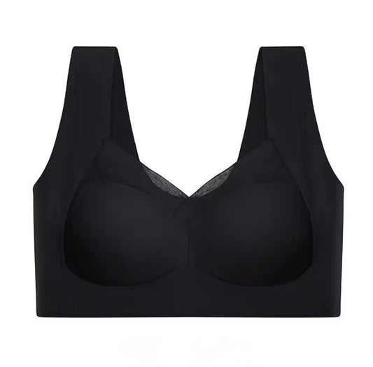 Sexy Push - Up Ice Silk Bra – Seamless & Comfortable - Cameo