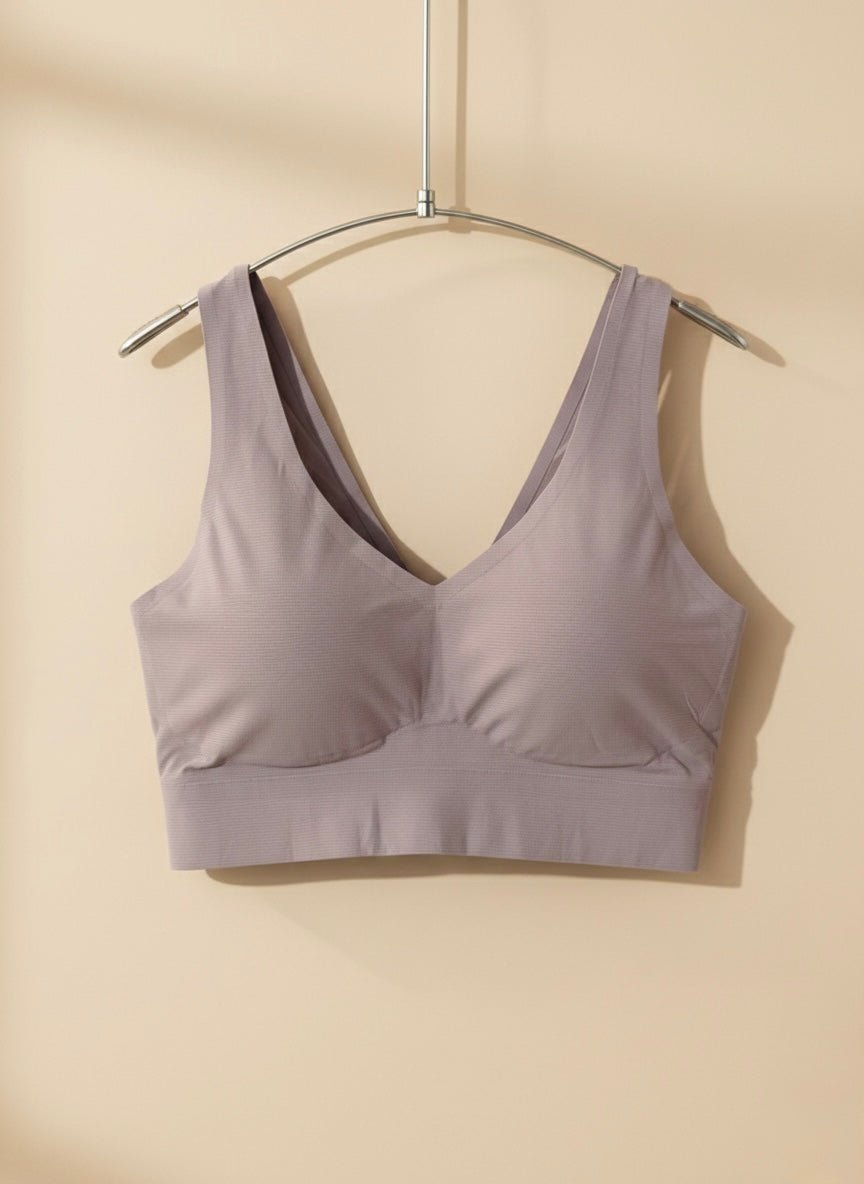 Sexy Push - Up Ice Silk Bra – Seamless & Comfortable - Cameo