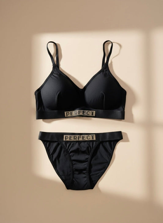 Soft Light Padded Bra Set – Imported Malae Fabric (Free Size M/L ) - Cameo