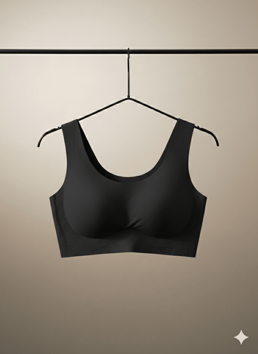 Soft Nylon Padded Bra – Smooth & Comfortable Everyday Fit - Cameo