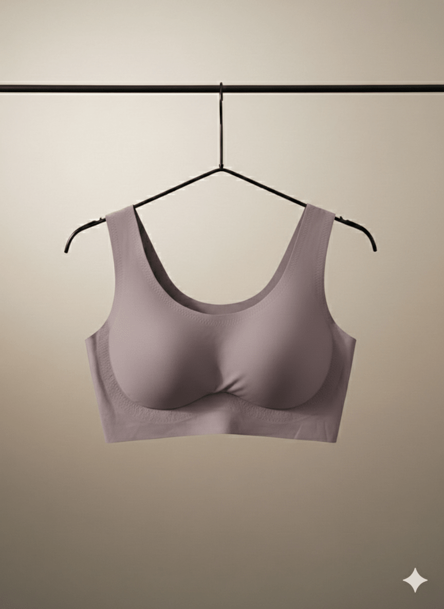 Soft Nylon Padded Bra – Smooth & Comfortable Everyday Fit - Cameo