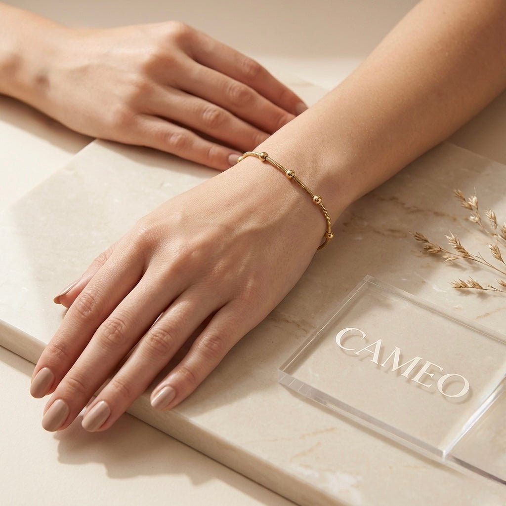 Stainless Steel Bracelet - Cameo