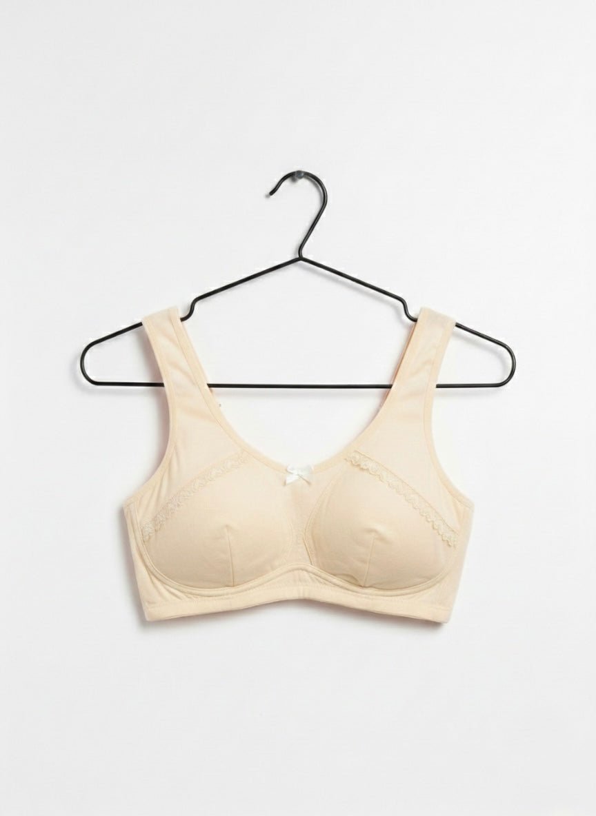 Stylish Teenage Lace Bra (Lightly Padded & Removable Pads) – Age 16–22 - Cameo
