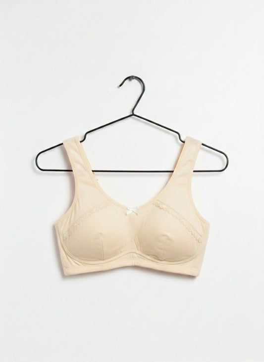 Stylish Teenage Lace Bra (Lightly Padded & Removable Pads) – Age 16–22 - Cameo