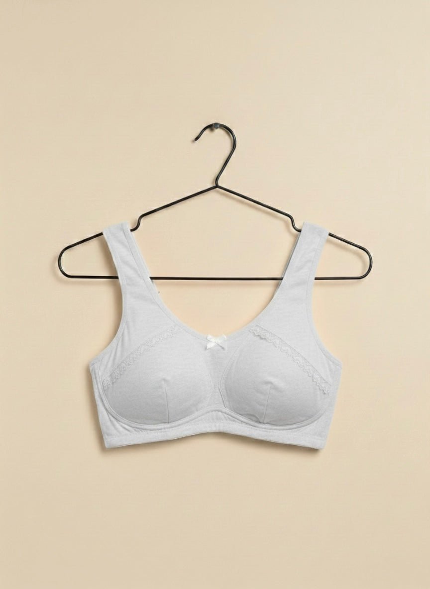 Stylish Teenage Lace Bra (Lightly Padded & Removable Pads) – Age 16–22 - Cameo