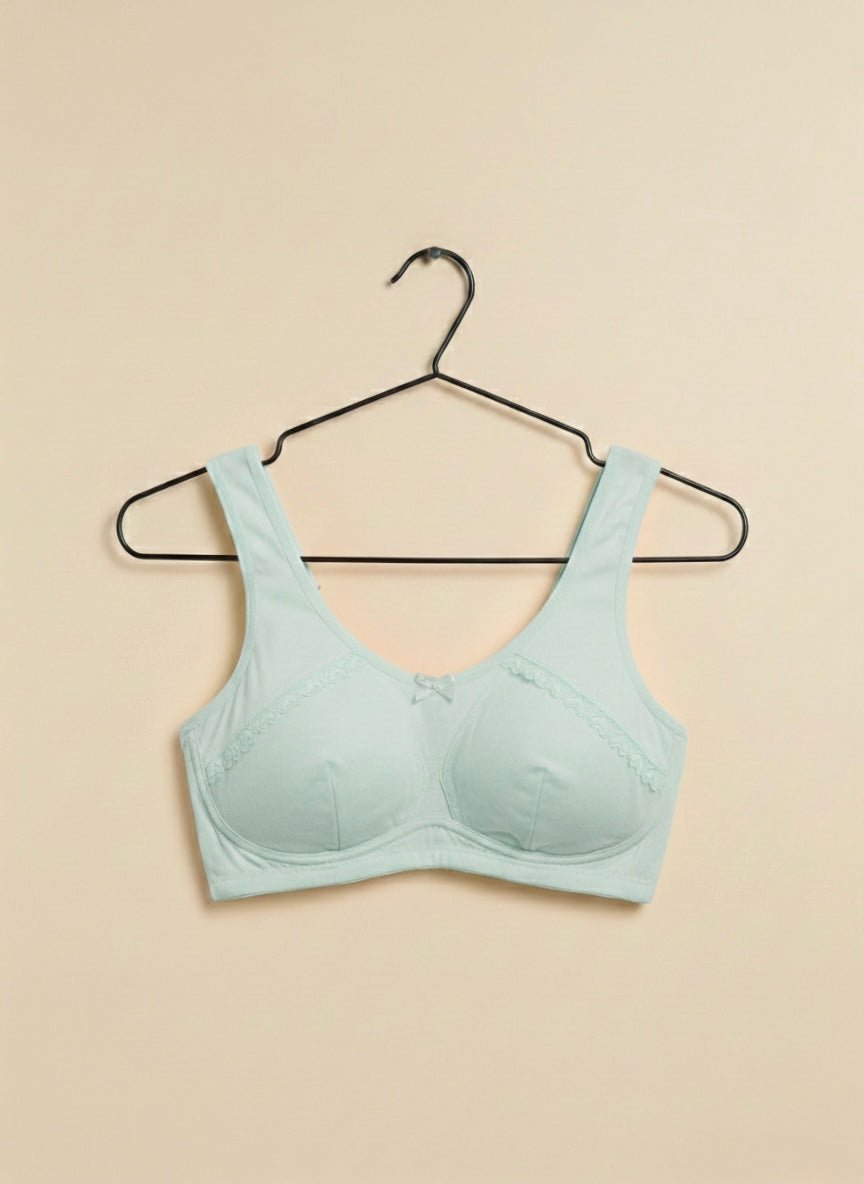 Stylish Teenage Lace Bra (Lightly Padded & Removable Pads) – Age 16–22 - Cameo
