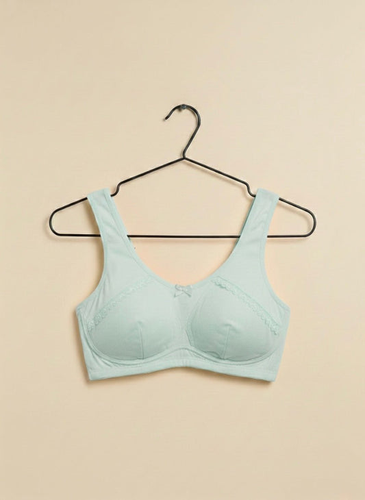 Stylish Teenage Lace Bra (Lightly Padded & Removable Pads) – Age 16–22 - Cameo