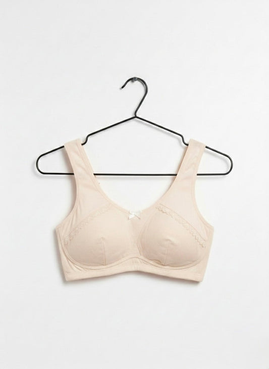 Stylish Teenage Lace Bra (Lightly Padded & Removable Pads) – Age 16–22 - Cameo