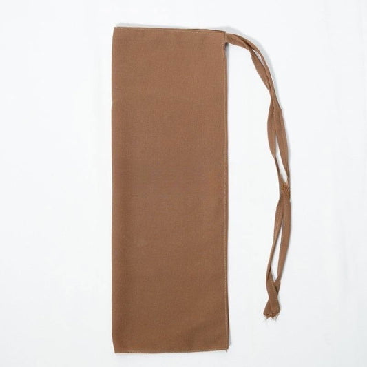 Tie Back Half Niqab - Beige - Cameo