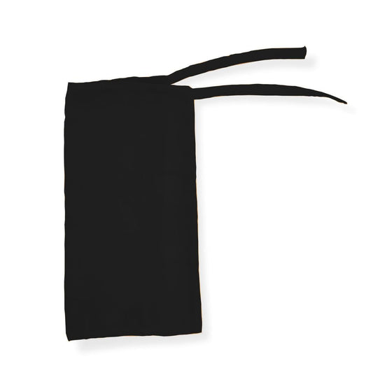 Tie Back Half Niqab - Black - Cameo