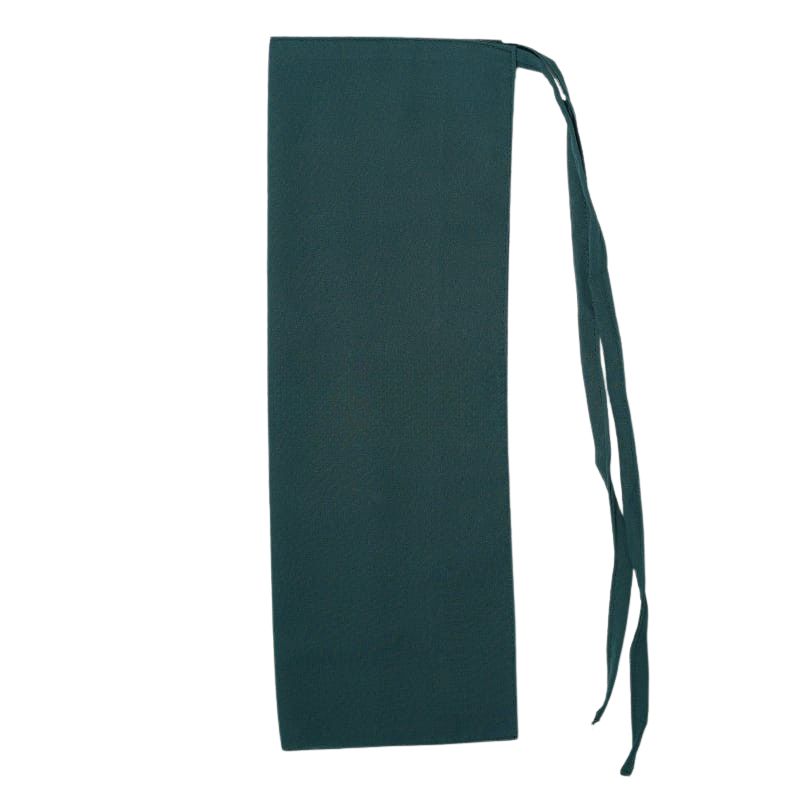 Tie Back Half Niqab - Dark green - Cameo