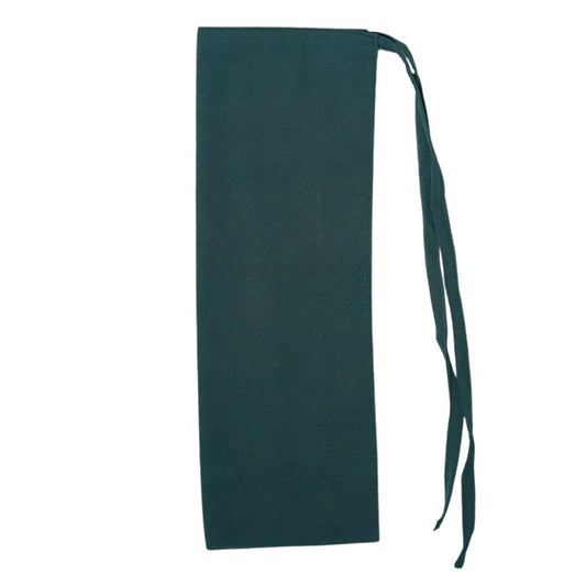 Tie Back Half Niqab - Dark green - Cameo
