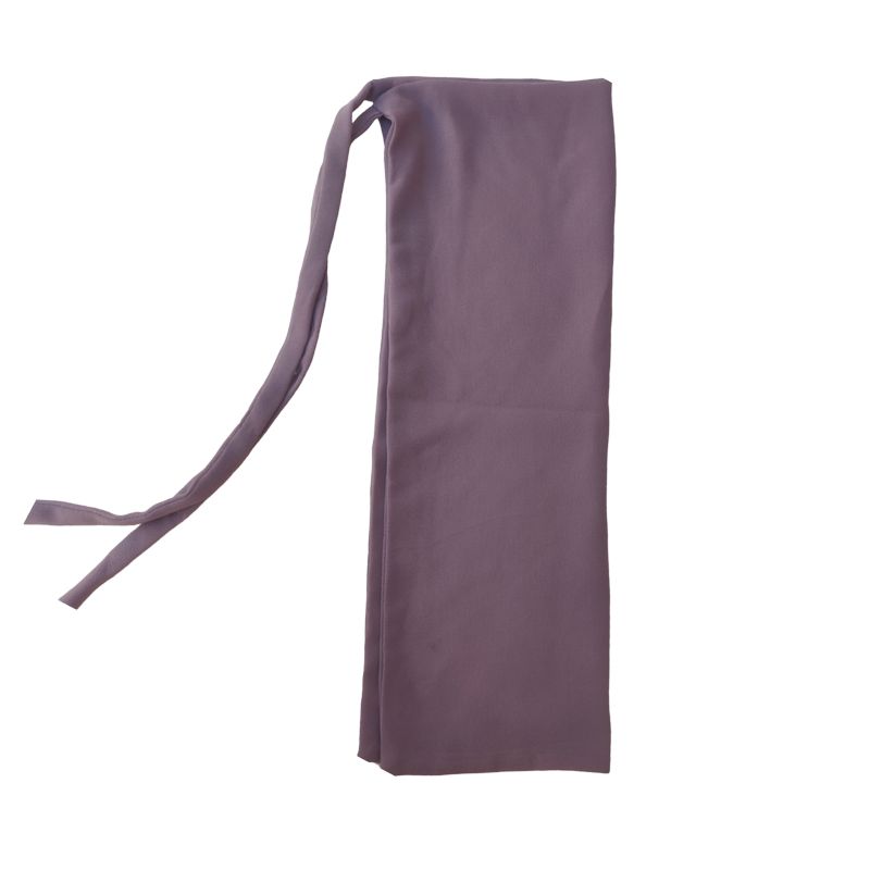 Tie Back Half Niqab - Grape - Cameo