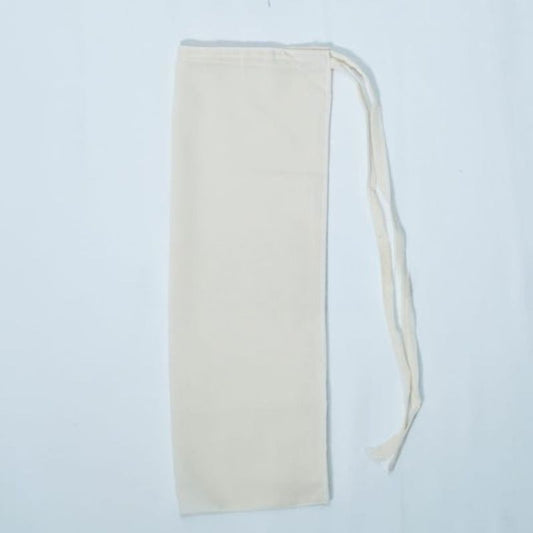 Tie Back Half Niqab - Milky White - Cameo