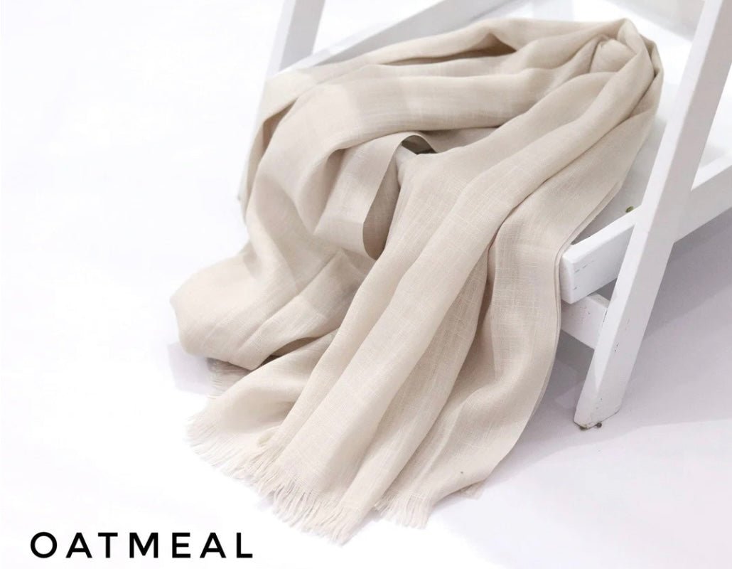 Turkish Lawn Hijab Oatmeal - Cameo