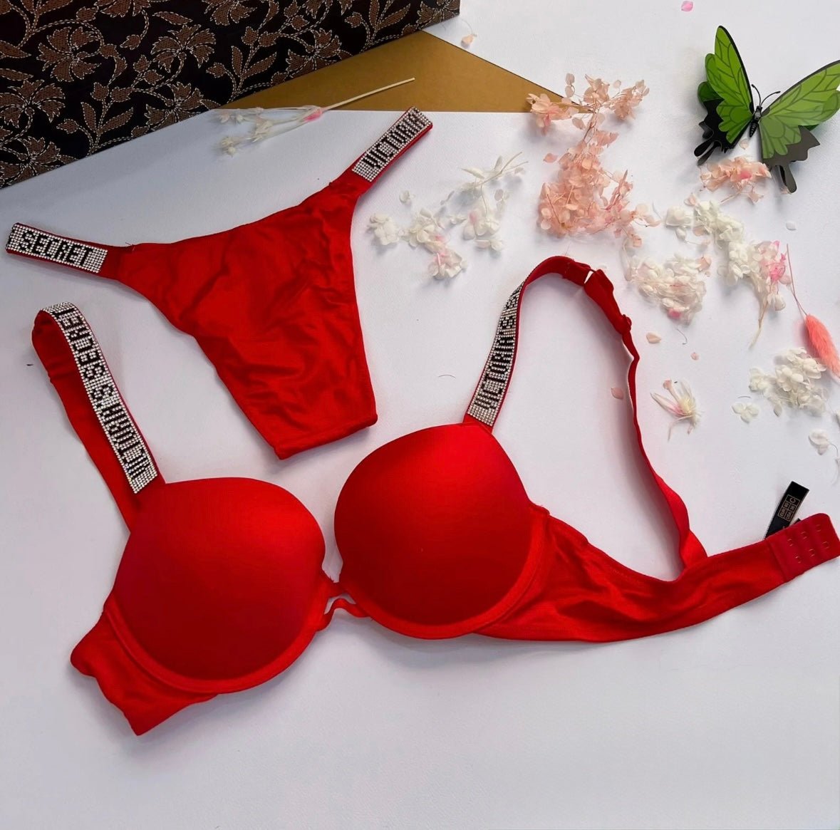 Victoria Secret Push Up Bra Set - Cameo