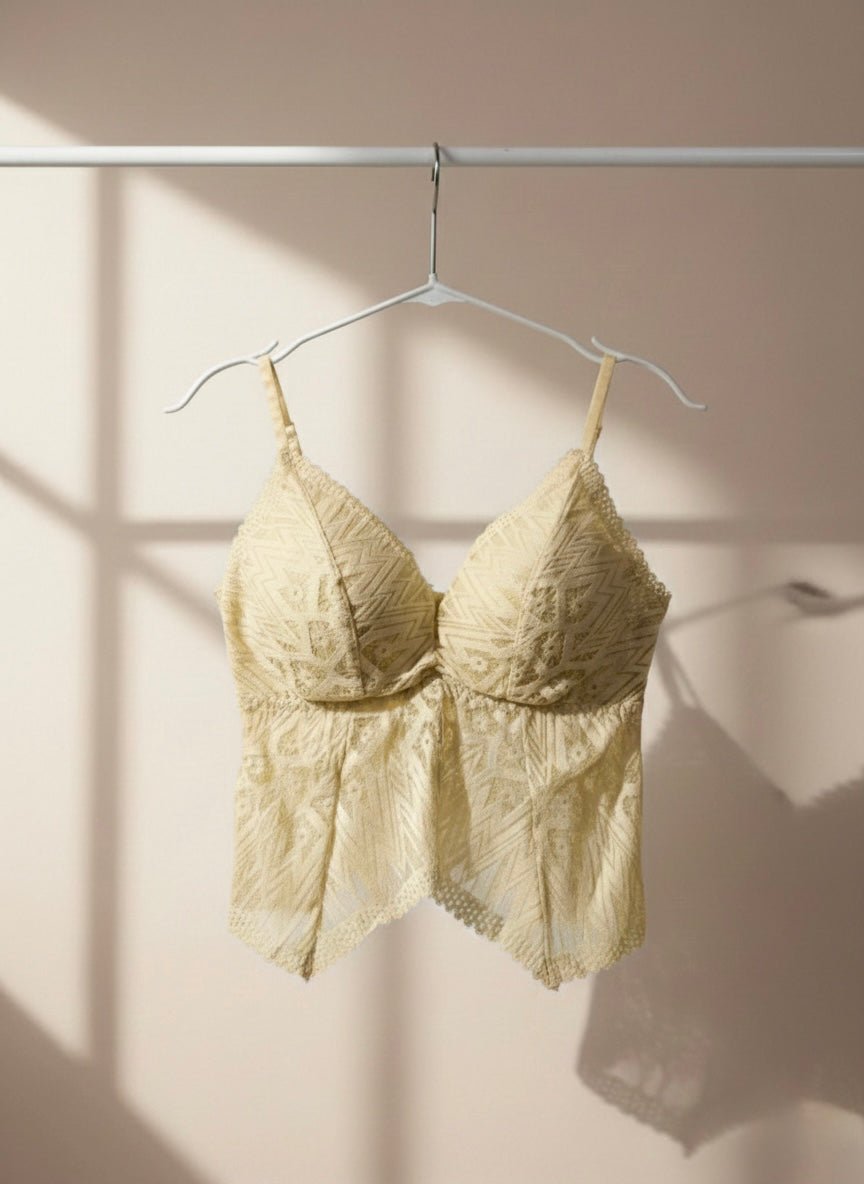 Women’s Padded Net Camisole – Free Size, Lightweight & Stylish - Cameo