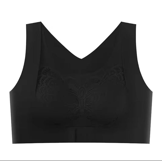 Women’s Seamless No Wire Push - Up Bra with Front Closure & Back Support - Cameo