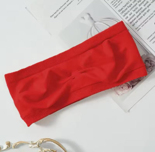 Women’s Strapless Crop Top | Invisible Soft Comfort Bra - Cameo