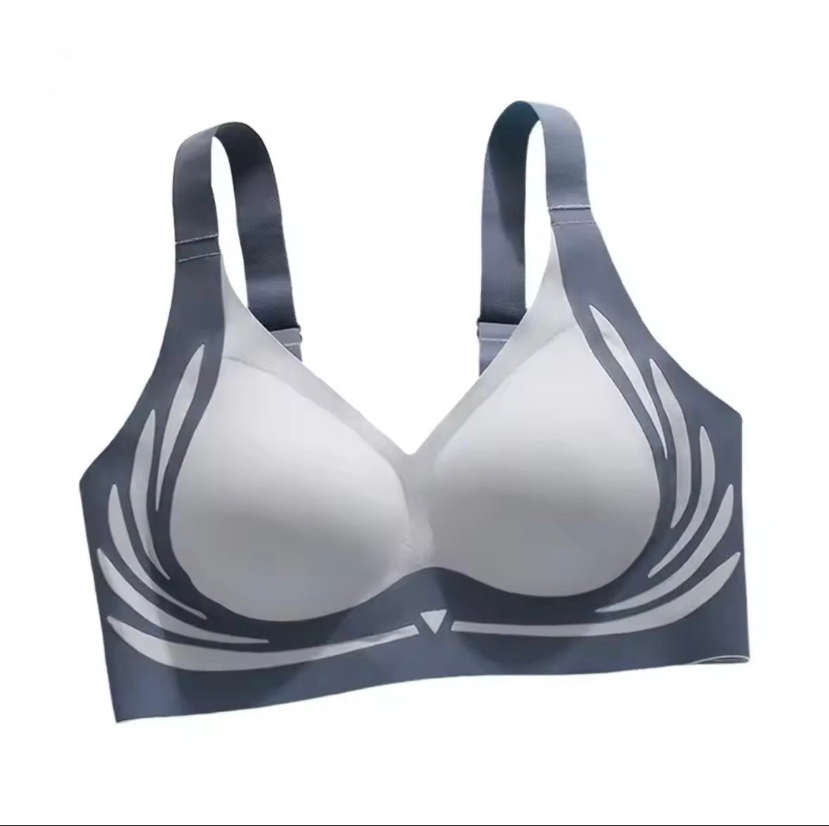 Women’s Super Gather Wireless Push - Up Bra – Soft Support & Anti - Sagging - Cameo