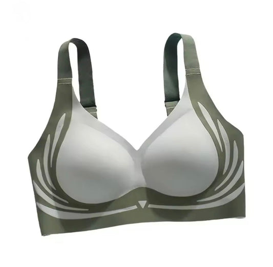 Women’s Super Gather Wireless Push - Up Bra – Soft Support & Anti - Sagging - Cameo