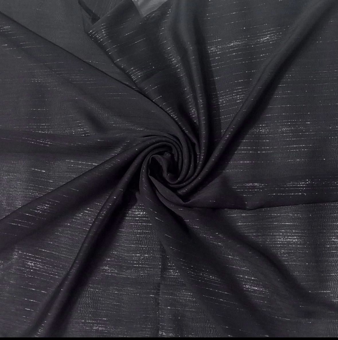 Zari Georgete Hijab - Black - Cameo
