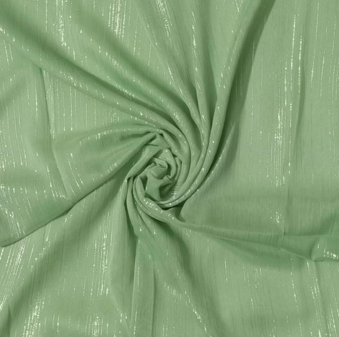 Zari Georgette Hijab - Pistachio - Cameo