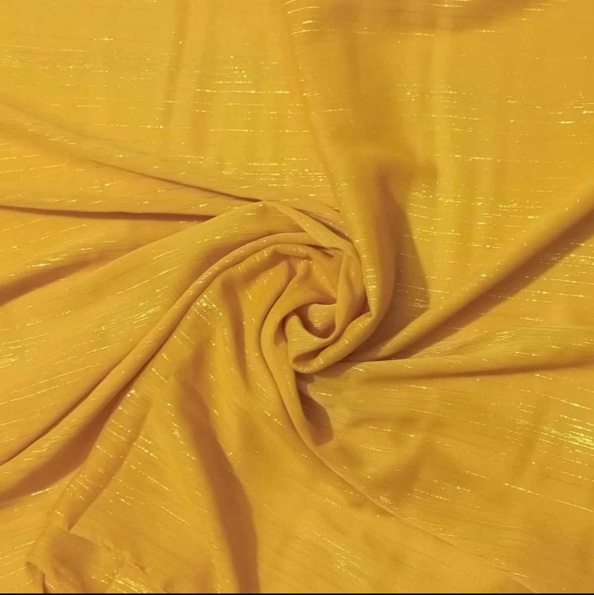 Zari Georgette Hijab - Yellow - Cameo