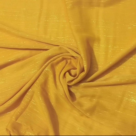 Zari Georgette Hijab - Yellow - Cameo