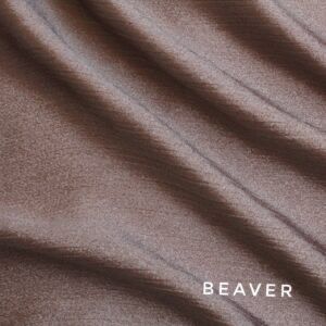 Crinkle Silk Beaver - Cameo