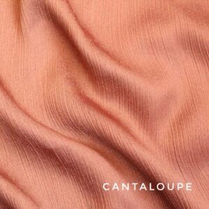 Crinkle Silk Cantaloupe - Cameo
