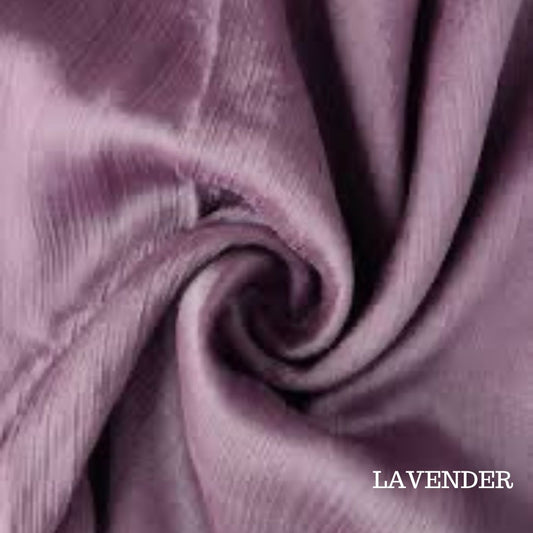 Crinkle Silk Lavender - Cameo