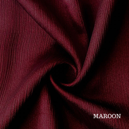 Crinkle Silk Maroon - Cameo