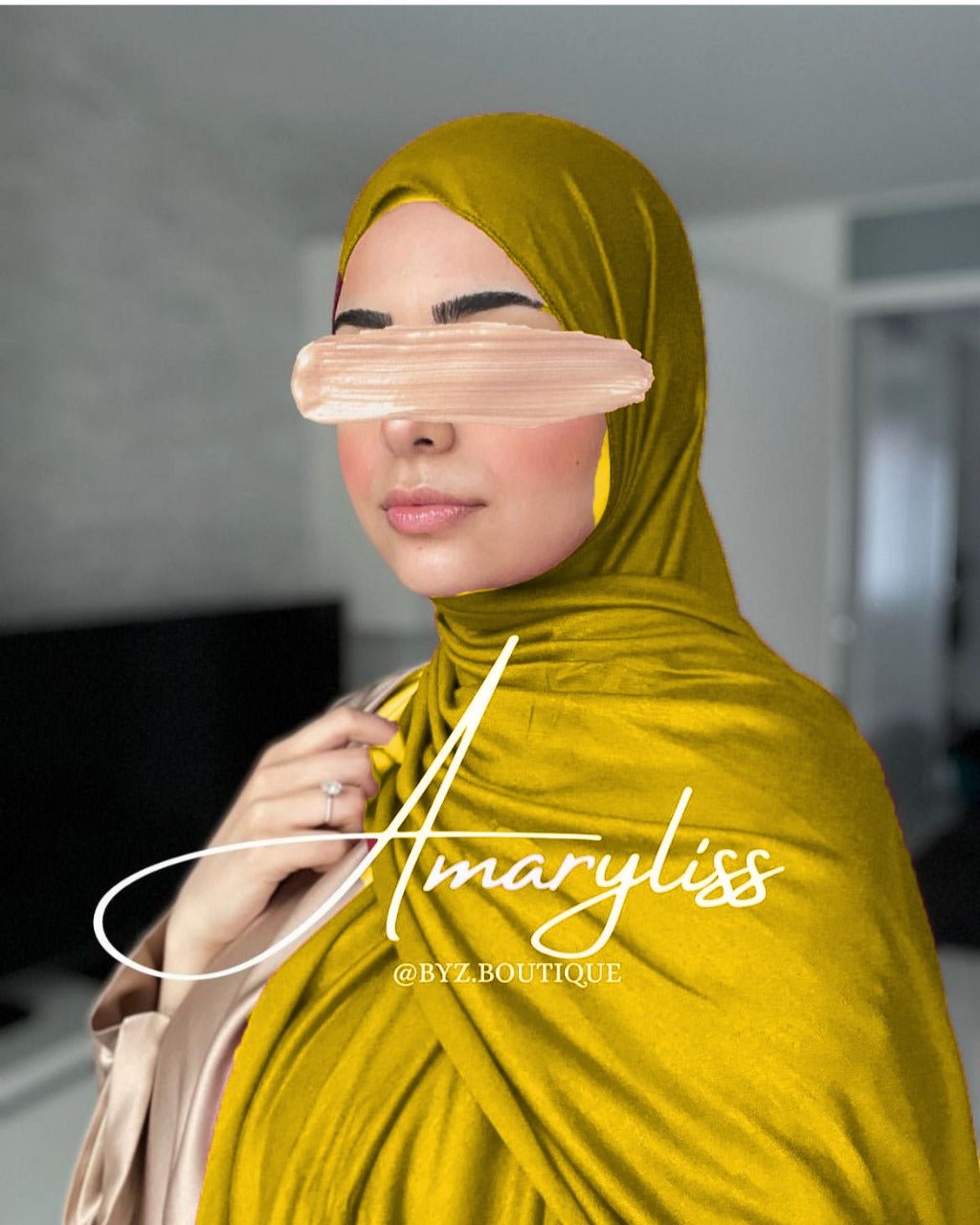 Jersey Hijab Amarylis - Cameo