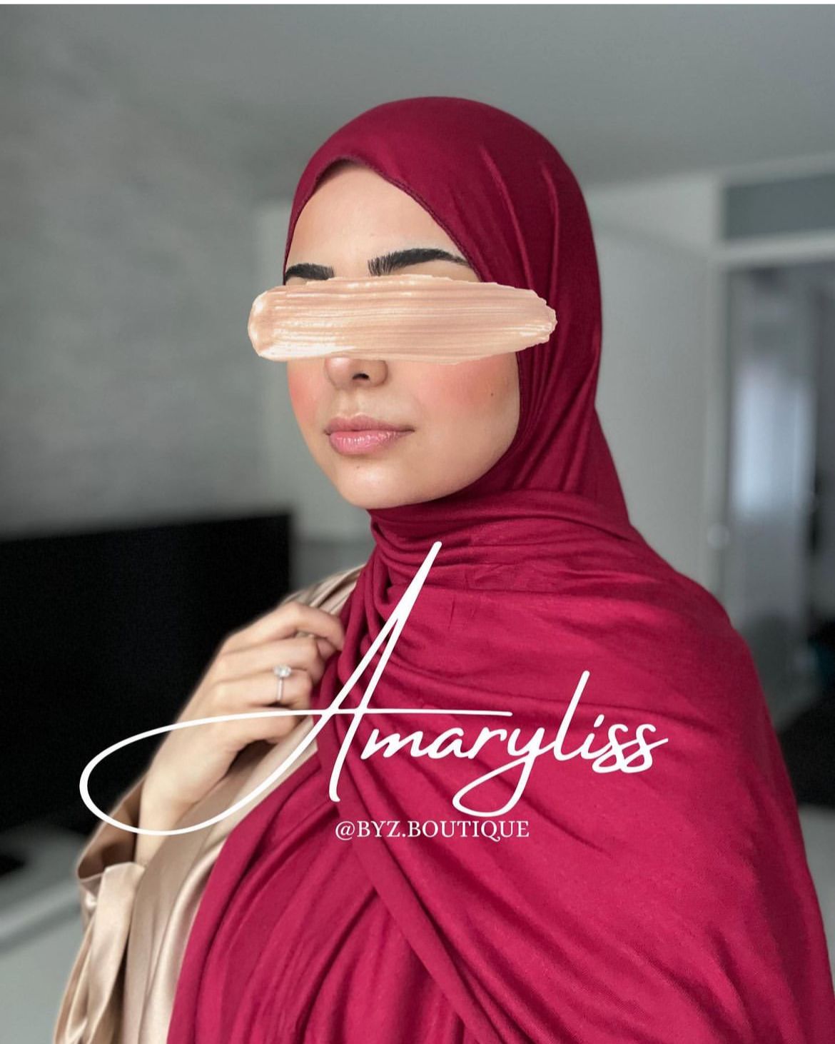 Jersey Hijab Amarylis - Cameo