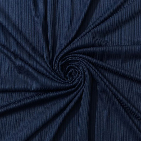 Ribbed jersey hijab - Drk Blue - Cameo