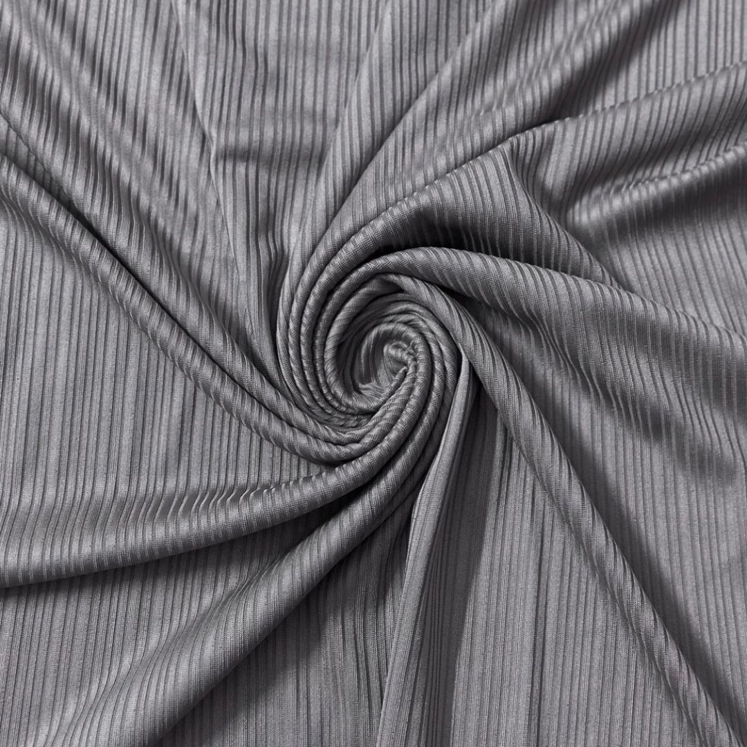 Ribbed Jersey Grey - Cameo