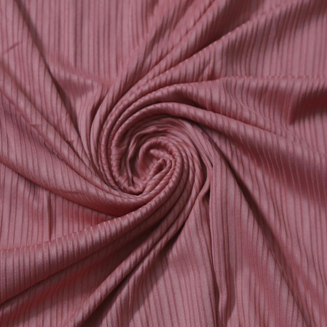 Ribbed Jersey pink - Cameo